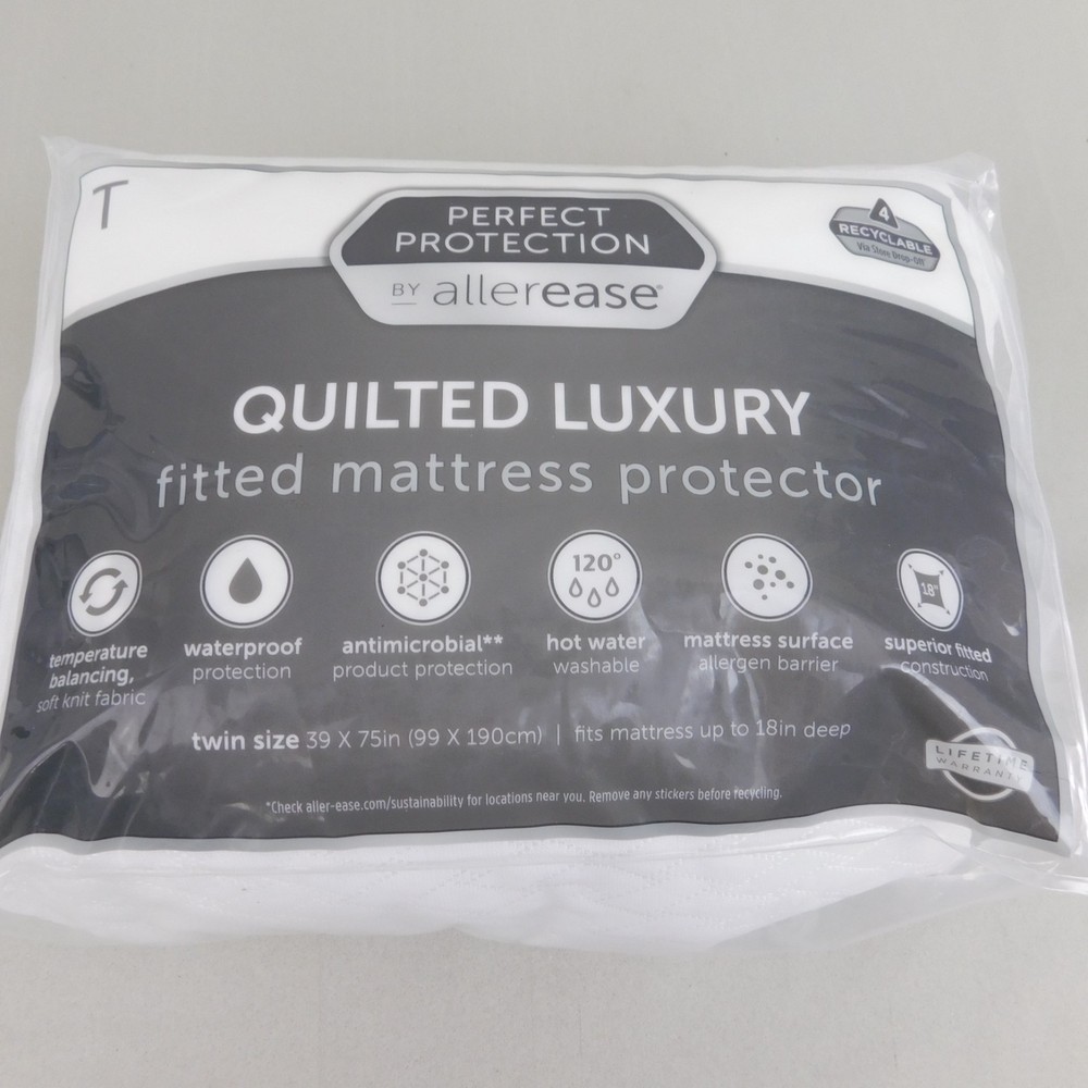 Allerease Perfect Protection Temperature Regulating Mattress Protector Twin C793