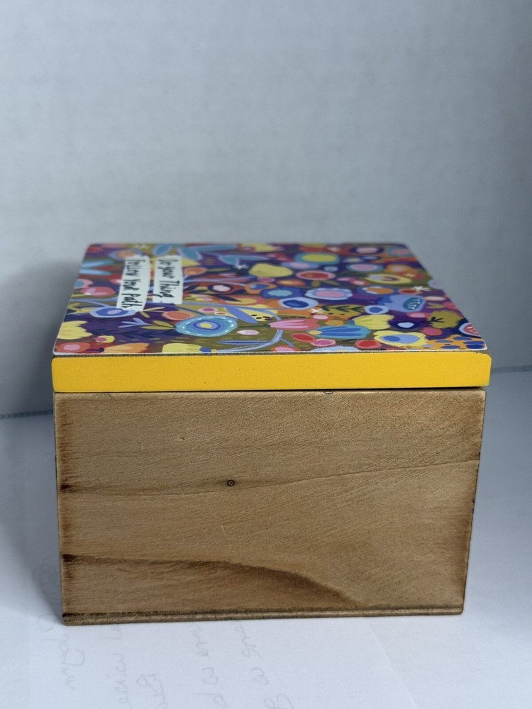 Primitives By Kathy Holiday Birthday Gift Floral Fun Box - E