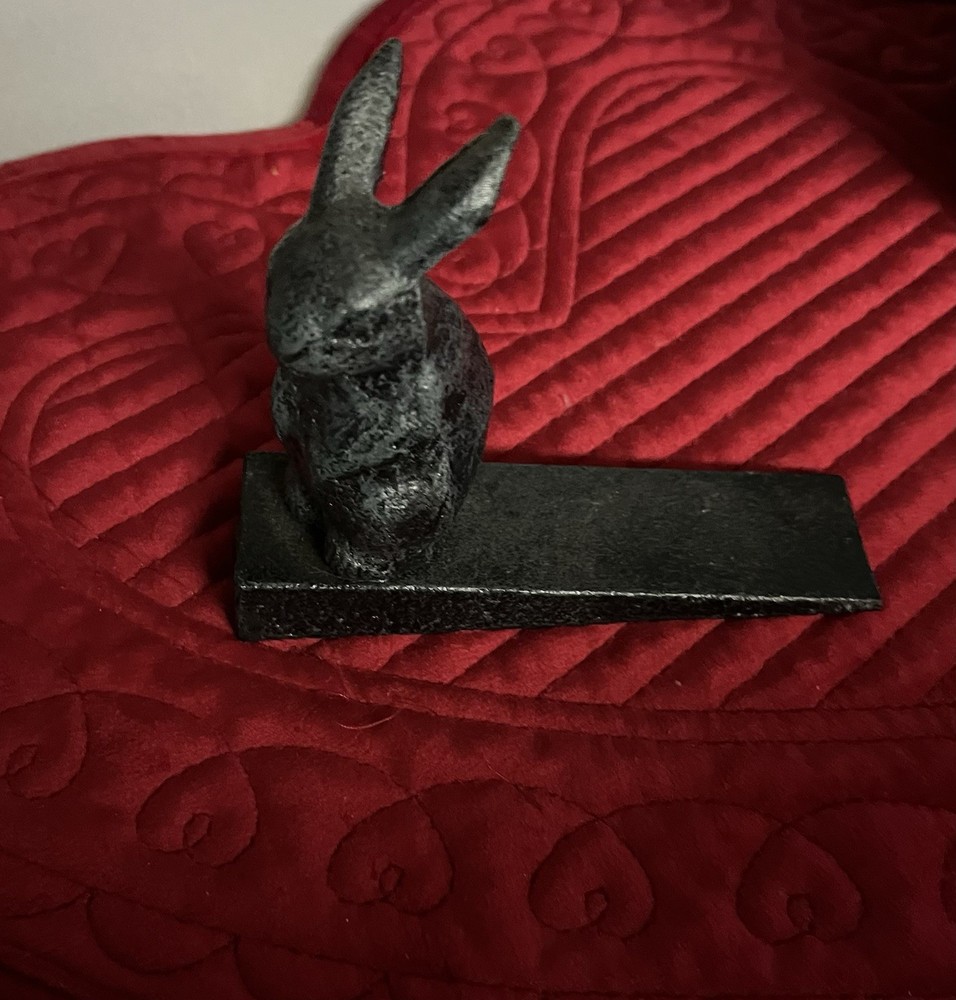 Cast Iron Rabbit Door Stop