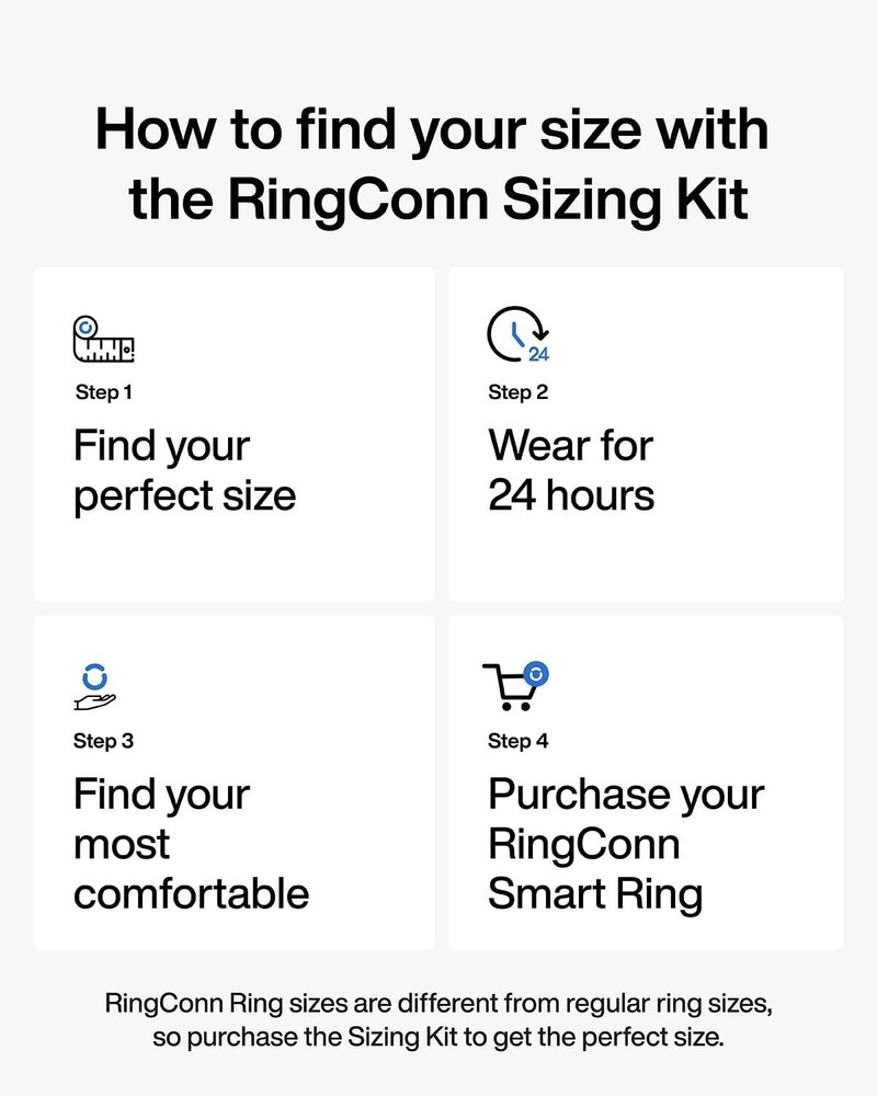 RingConn Gen 2 Air Sizing Kit - Size First Before You 6-14, Ring