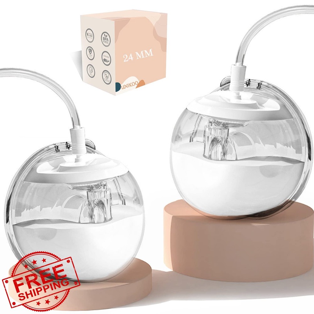 Wearable Milk Collection Cups 24mm 2 Pcs Compatible