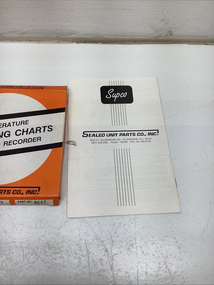 Supco CR-86 Temperature Recorder NIB