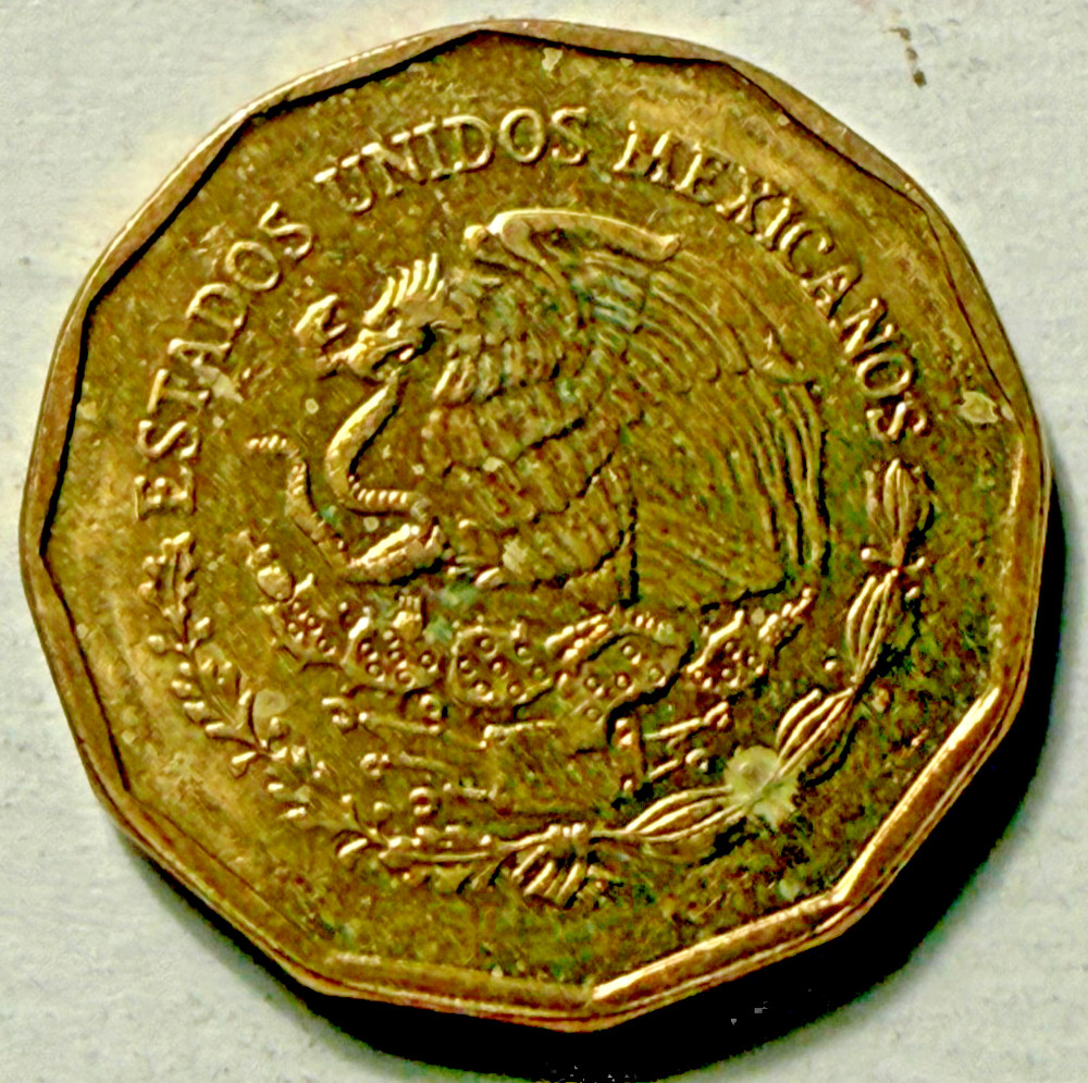 2002 Mo Mexico 20 Centavos - Mexican - World Coin