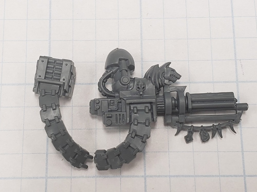 40k Space Wolves Bits OOP Wolf Guard Terminator Assault Cannon w Pack