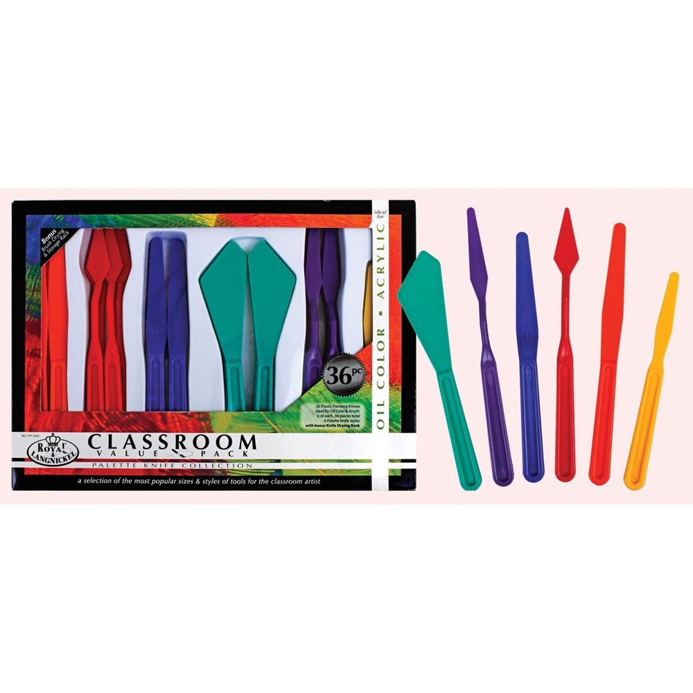 Royal & Langnickel Classroom Value Pack Palette Knife Collection