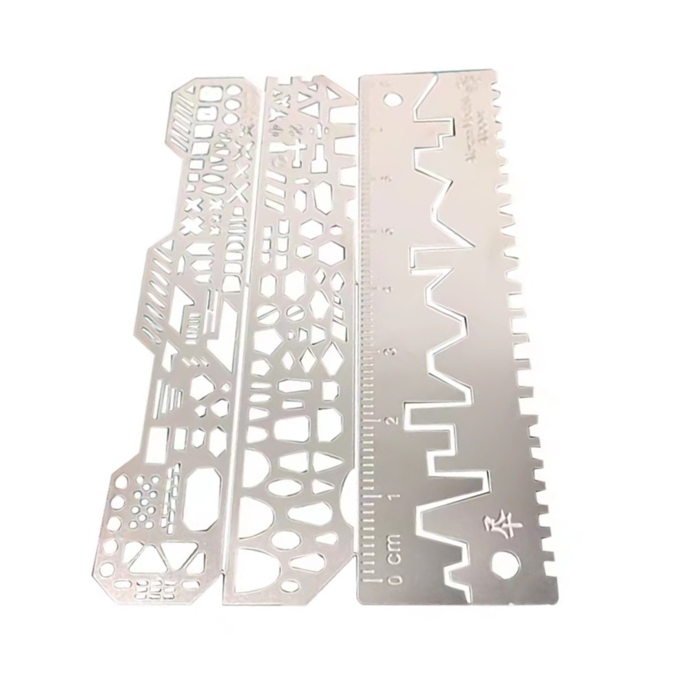 Scale Model Drill Scribe Templates Ruler for 1/100 1/144 Crafts