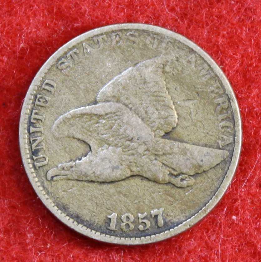 1857 Flying Eagle Cent Penny Coin FE103