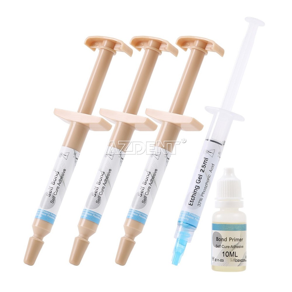Dental Orthodontic Adhesive Bonding Self Cure Curing Composite Kit