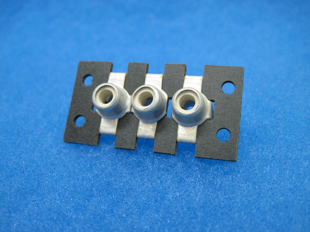 NOS 3-Socket RCA Phono Input/Output Jack Strip - $2.00/ea