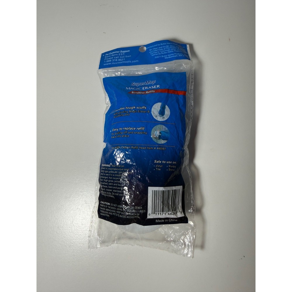 Mr Clean SuperMop Magic Eraser Scrubber Refills 2 Pack 446996