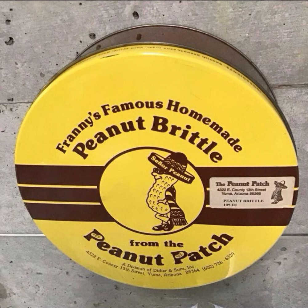 Peanuts Vintage Tin Can (Mr. Peanut Style)
