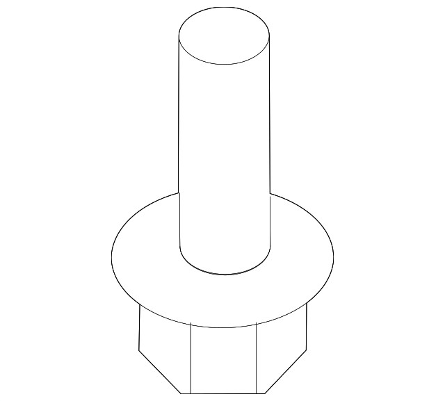 Genuine Volvo Floor Pan Splash Shield Screw 31479387