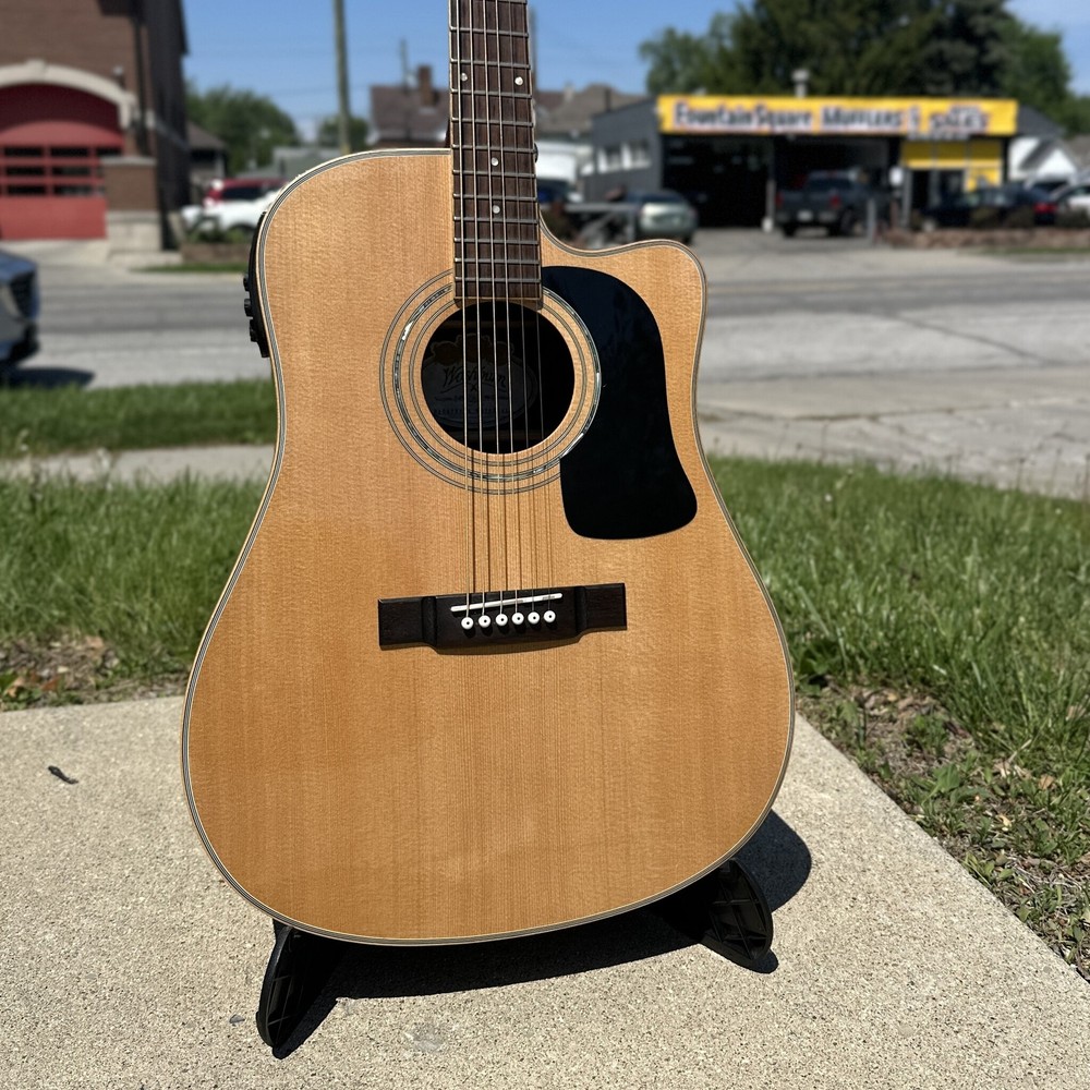 Washburn D10SCE DLK w/ case