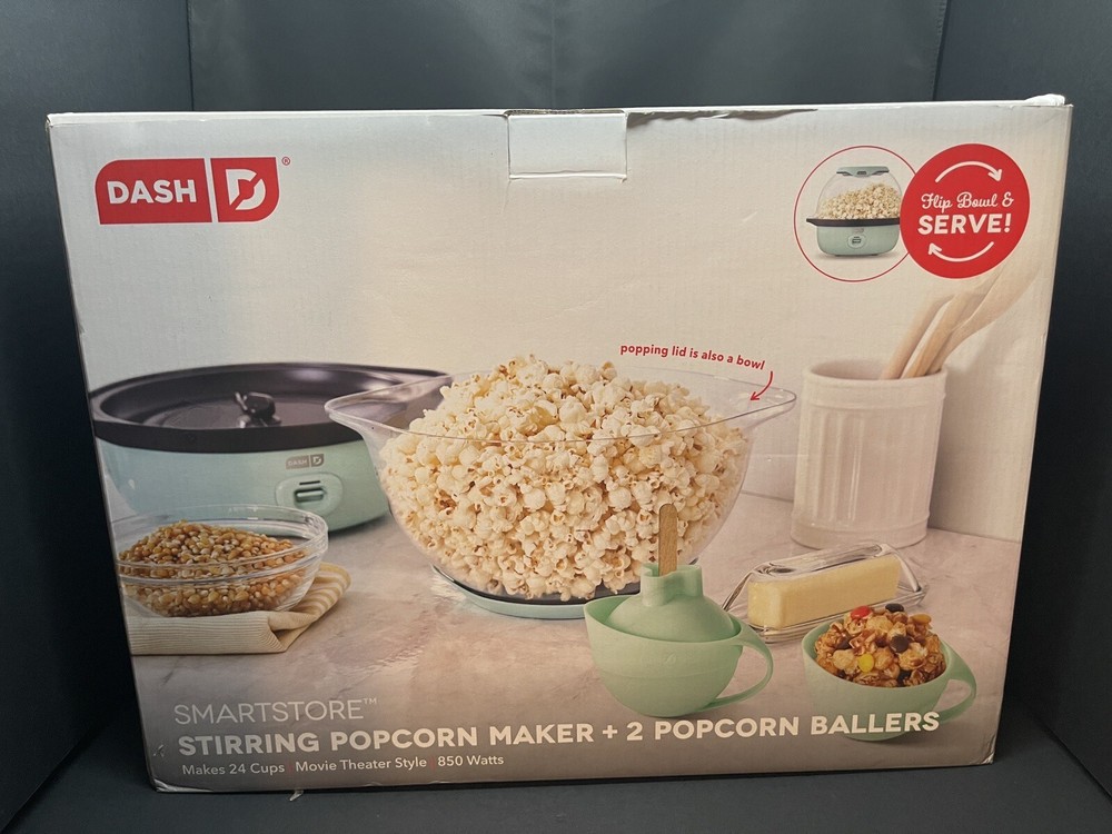 Dash SmartStore Stirring Popcorn Maker 850 Watts