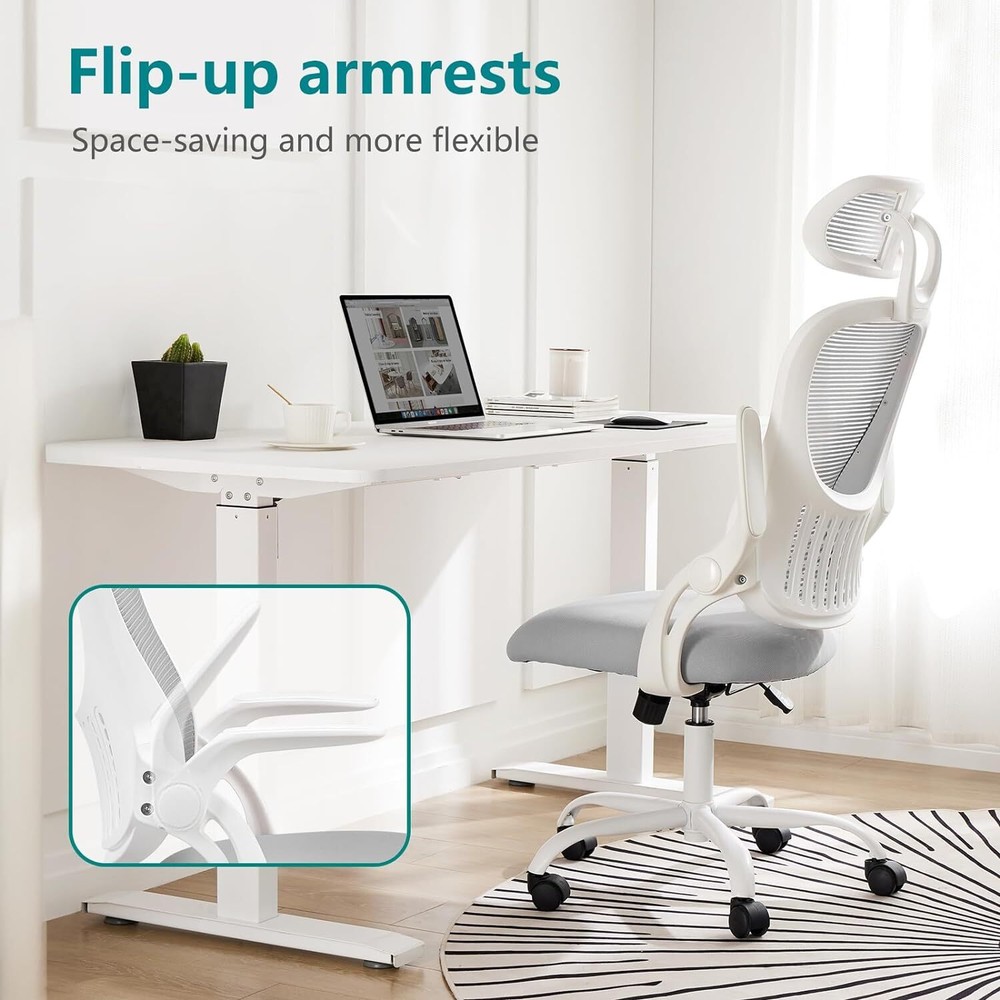 Ergonomic Home Office Chair High-Back Computer Desk Mesh Rolling Work Task Chair