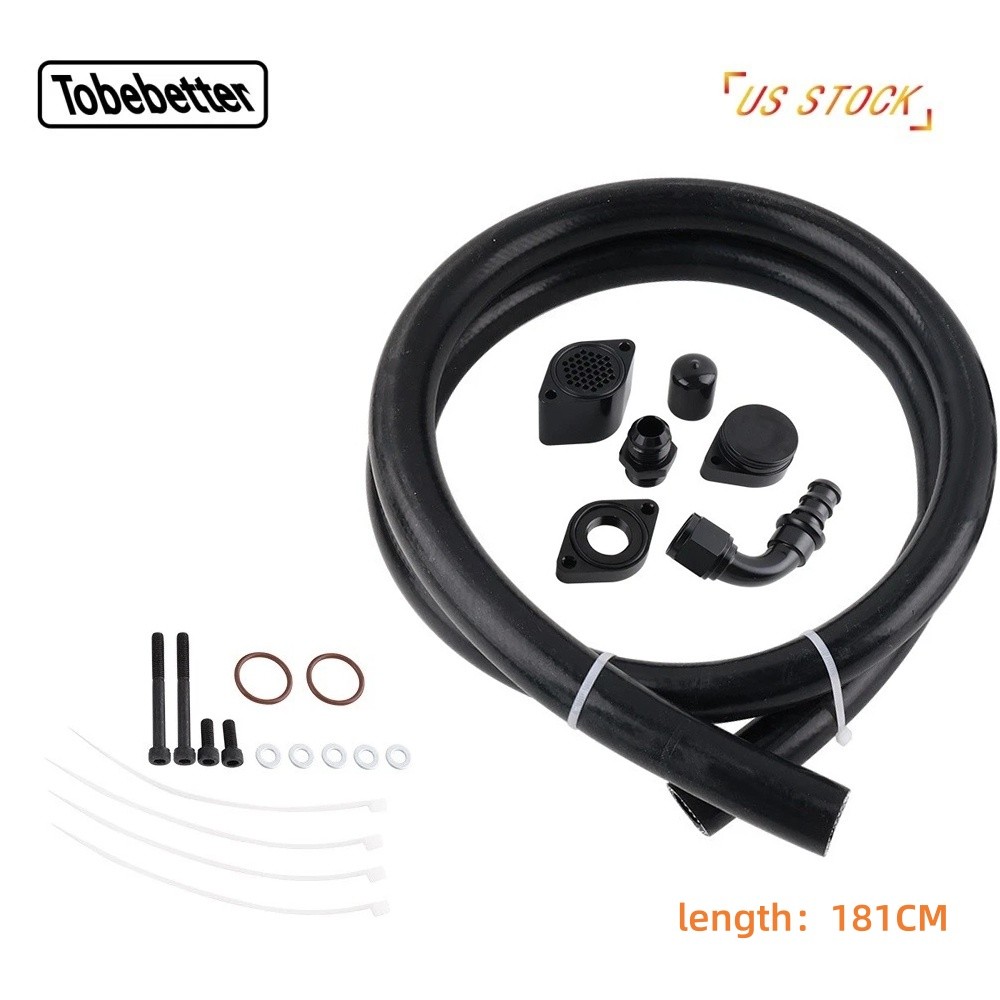 For ford 11-20 6.7L Powerstroke CCV PCV Replacement Set Engine Ventilations Kit