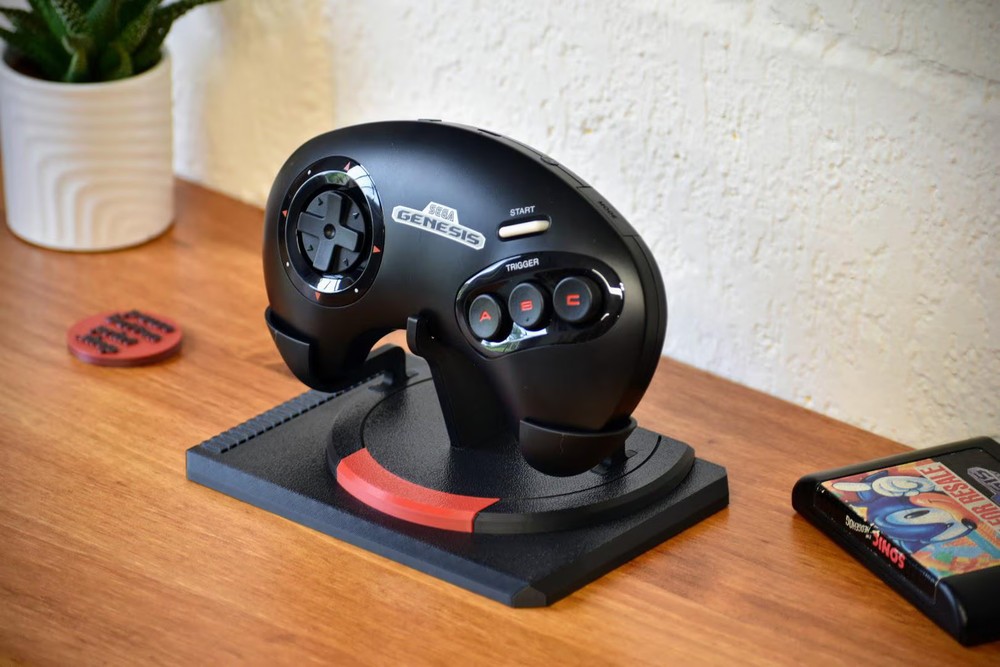 Sega Genesis (Mega Drive) Nintendo Switch Online Controller Display Stand - 3D P