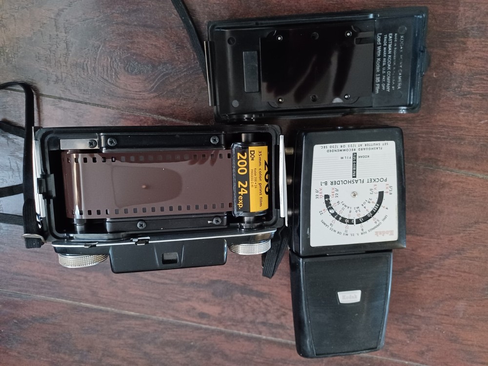 Vintage Camera 1950s Kodak Pony II With Flash Box