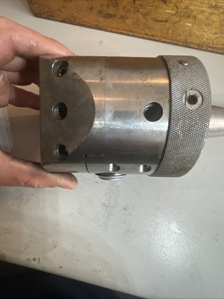 R8 ENCO AUTO FACING AND BORING HEAD WITH CASE & ATTACHMENTS