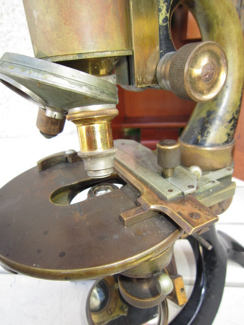 Ancient Microscope STIASSNIE Paris 19th Century