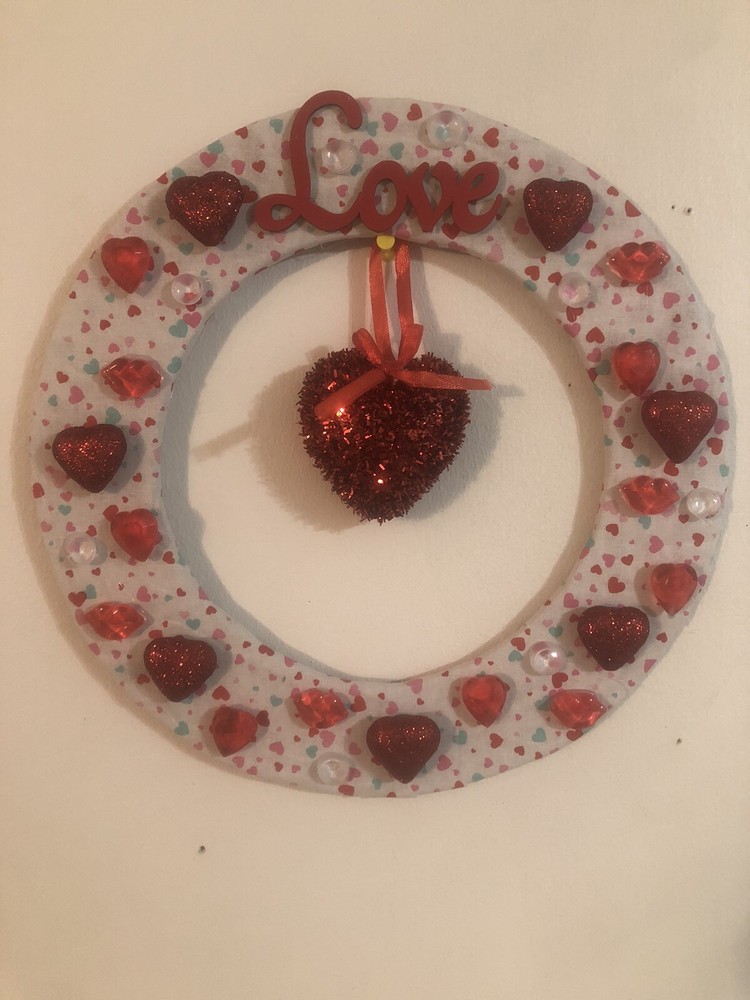 Valentine’s day wreath