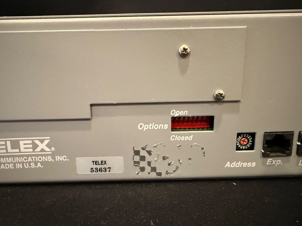 RTS Telex KP-32 Matrix Intercom Station 90007656000 white