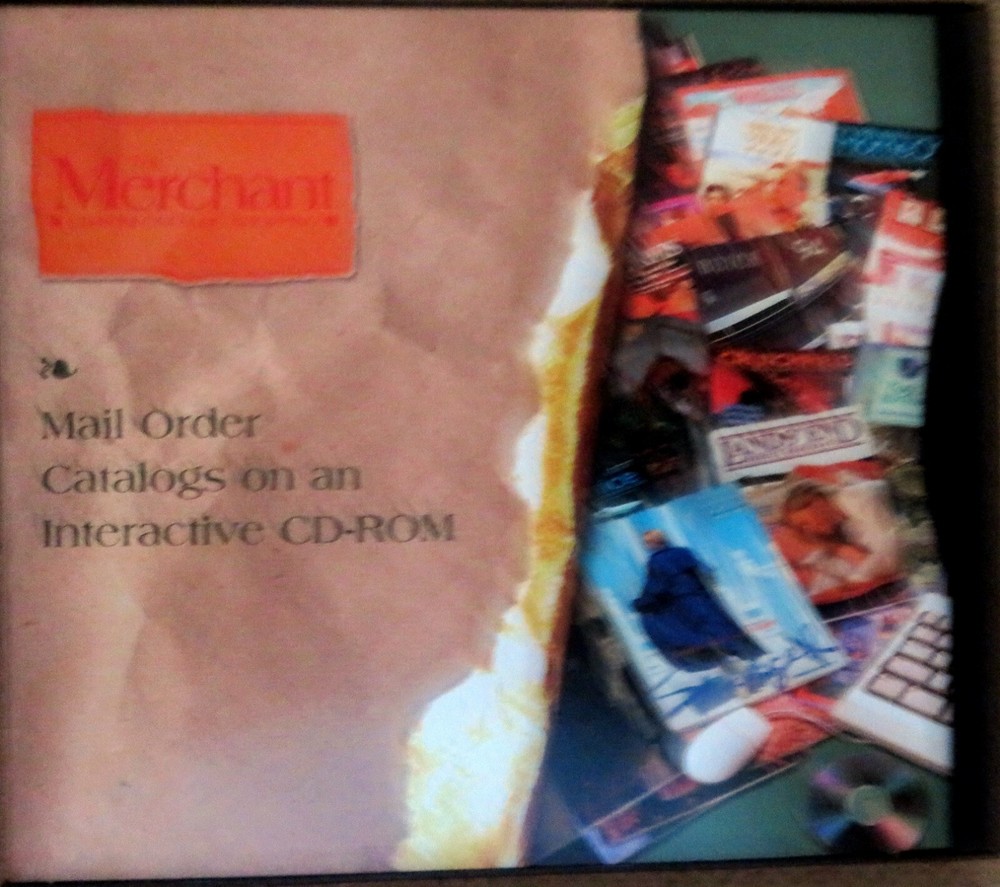 THE MERCHANT 1994 Mail Order Cataloges CD-ROM Interactive - Mac II