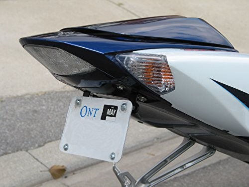 Universal Motorcycle Flip Plate - Hinged Licence Plate Holder