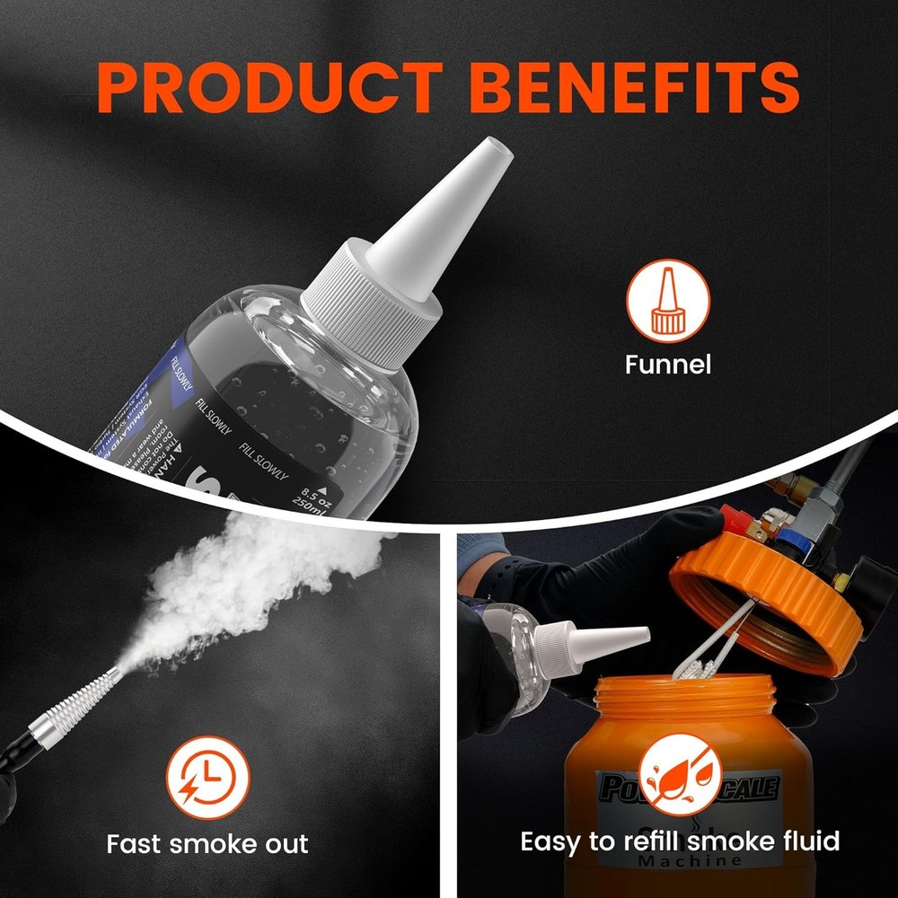 PowerScale Smoke Machine Liquid - 8.5oz(250ml) - Fluid Refill Solution...