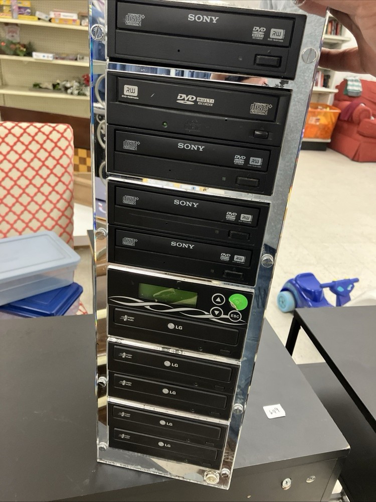 Disc Duplicator Tower 1 to 9 DVD/CD Duplicator Drives