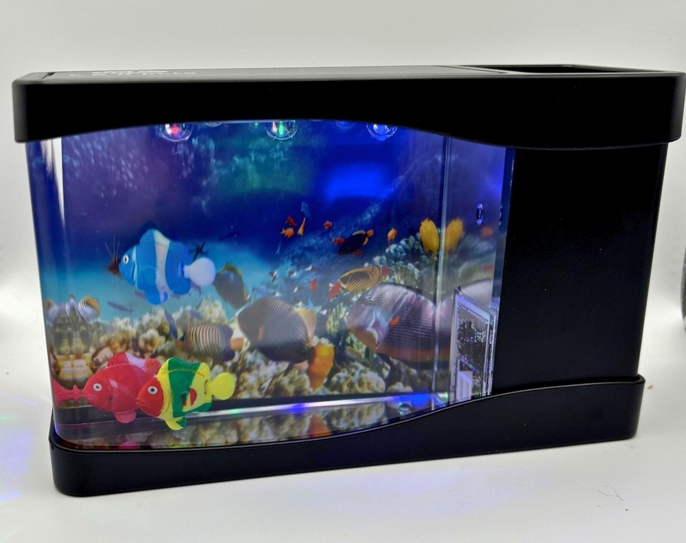 Cute Mini Fish Tank - Small Desktop Aquarium - Fun & Easy Setup
