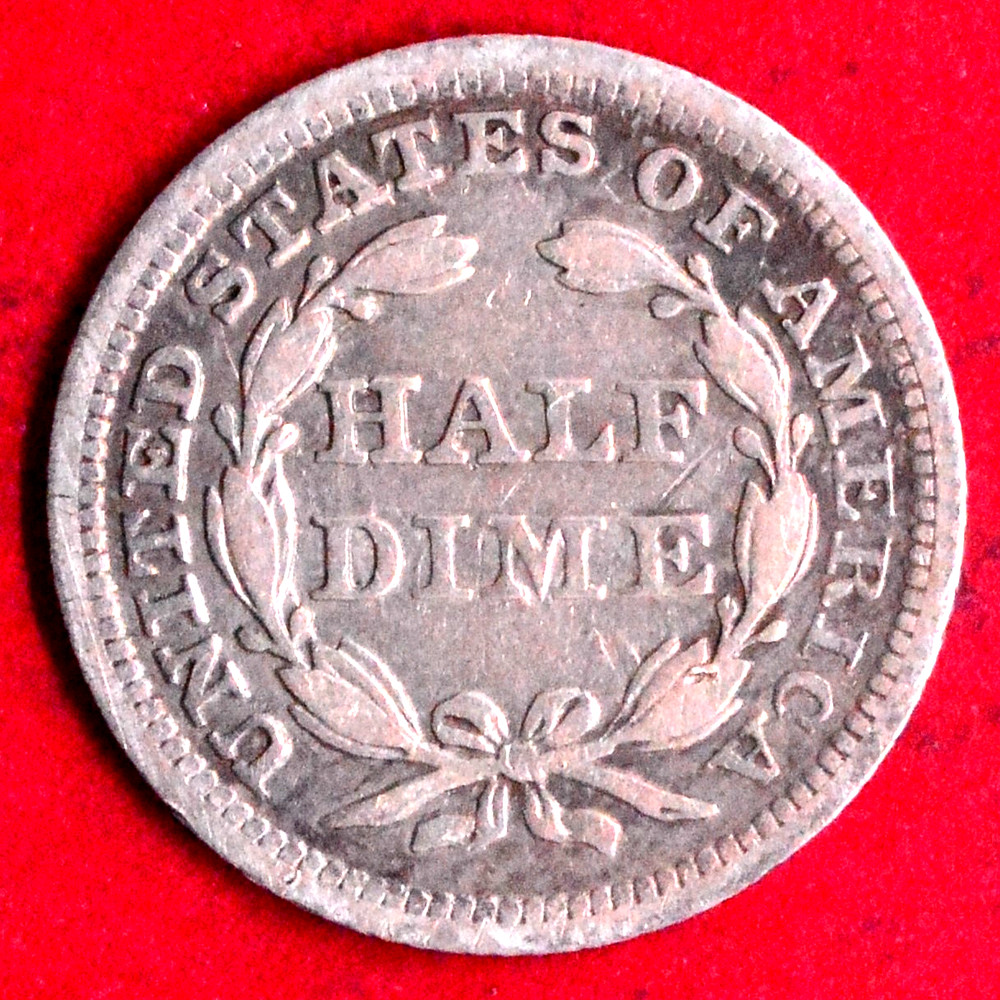 1854 ARROWS HALF DIME
