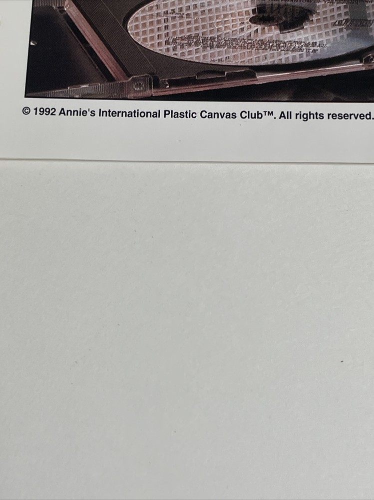 Musical Tote Set Annie's Attic Plastic Canvas Pattern