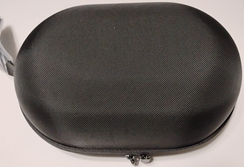 Portable EVA Storage Carrrying Case for Vision Pro VR Headset Black Zip w/Handle