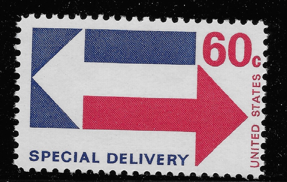 US Scott #E23, Single 1971 Special Delivery 60c FVF MNH