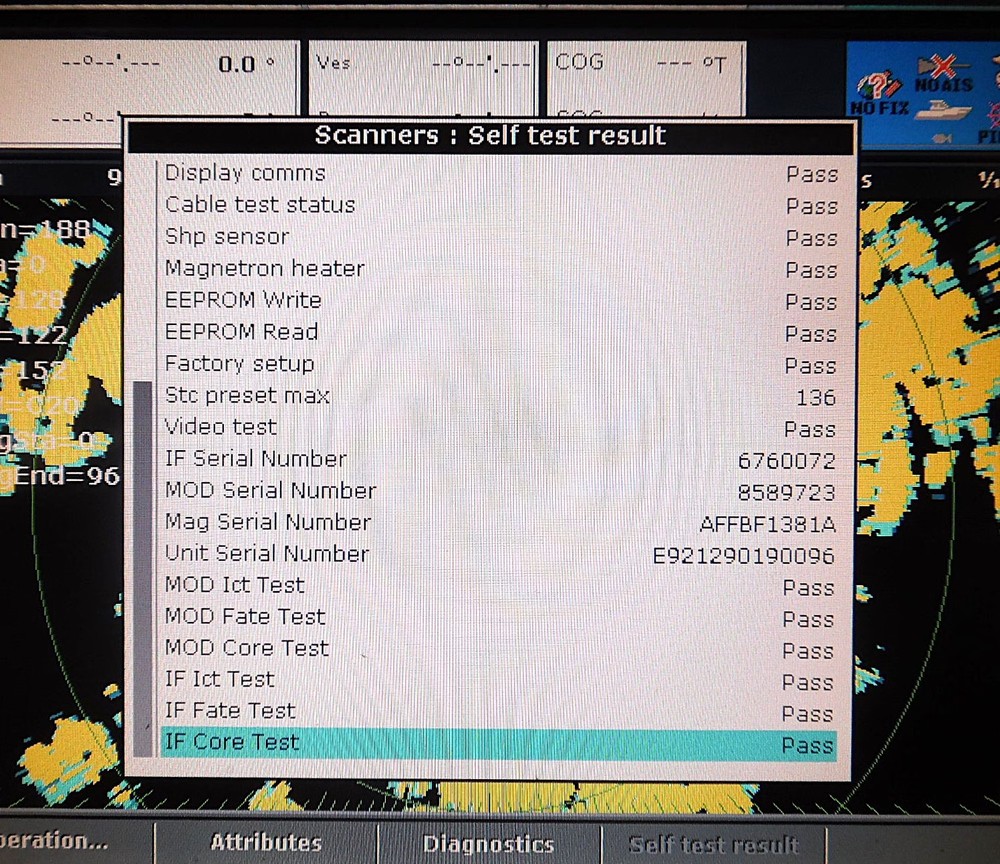 Raymarine RD418D 4kW 18″ Digital Radome ONLY - E92129 *TESTED/WORKING!*
