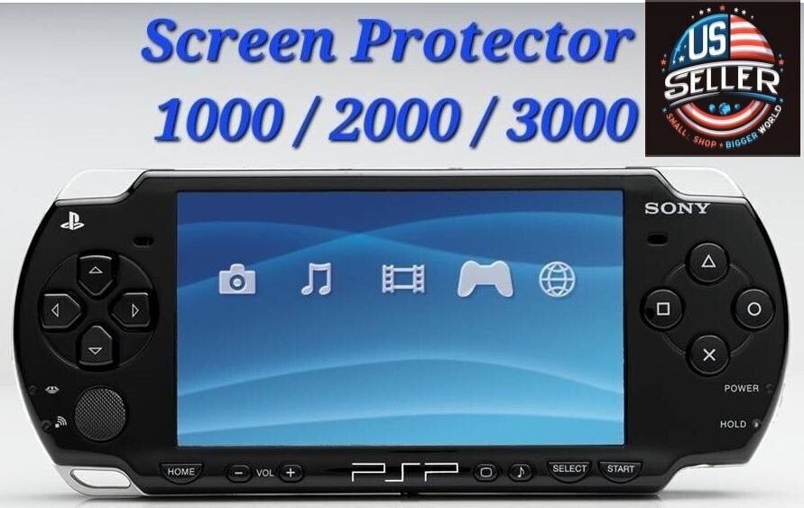 Sony PSP Screen Protector - PET Materials, Fits Models 1000/2000/3000 X3 AA