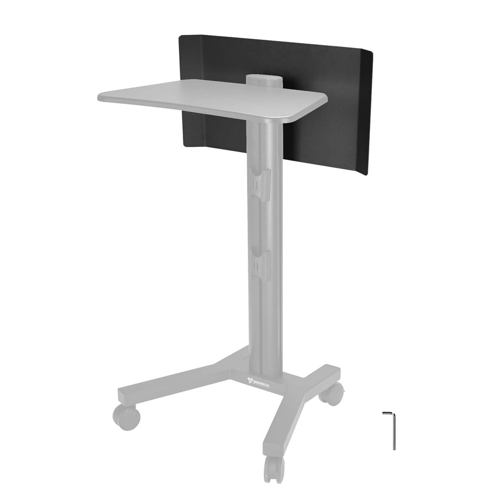 Yessources 25"x14" Front Panel for Mobile Lectern Podium Stand PC Mobile Cart