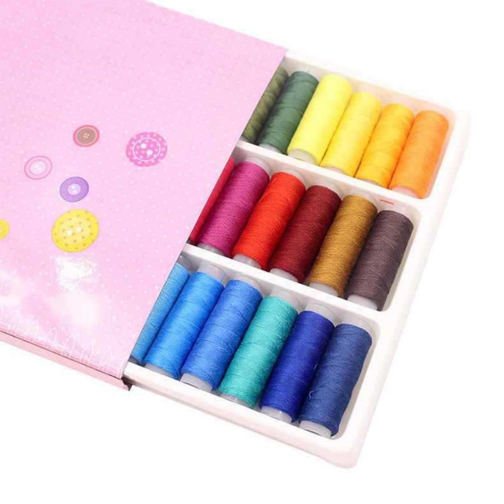 39Pcs Colored Sewing Thread Set Mixed Colors Sewing Thread Fits Many Brands