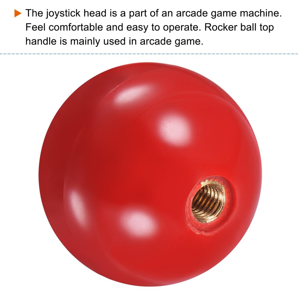 Joystick Head Rocker Ball Top Handle Arcade Game Replacement 5 Colors