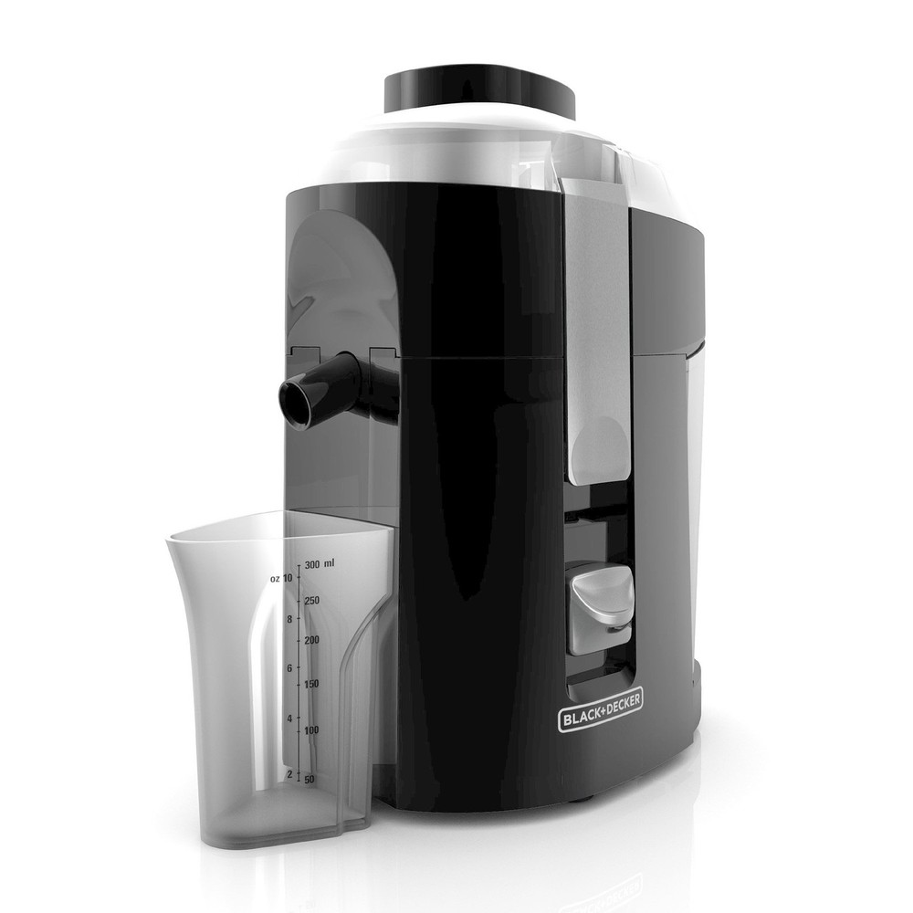 BLACK+DECKER JE2200B Fruit and Vegetable Juice Extractor Compact 400W Black