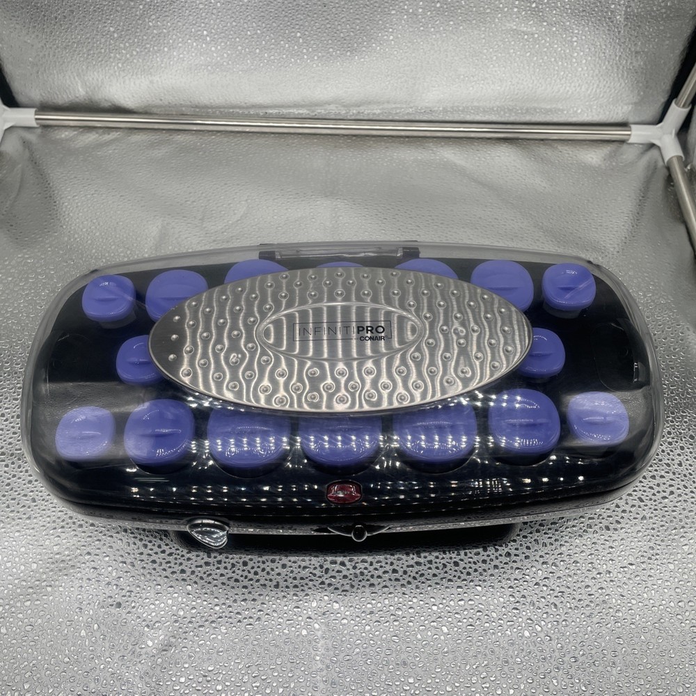 Conair Infinity Pro HS41X Instant Heat Ceramic Flocked Rollers & Clips