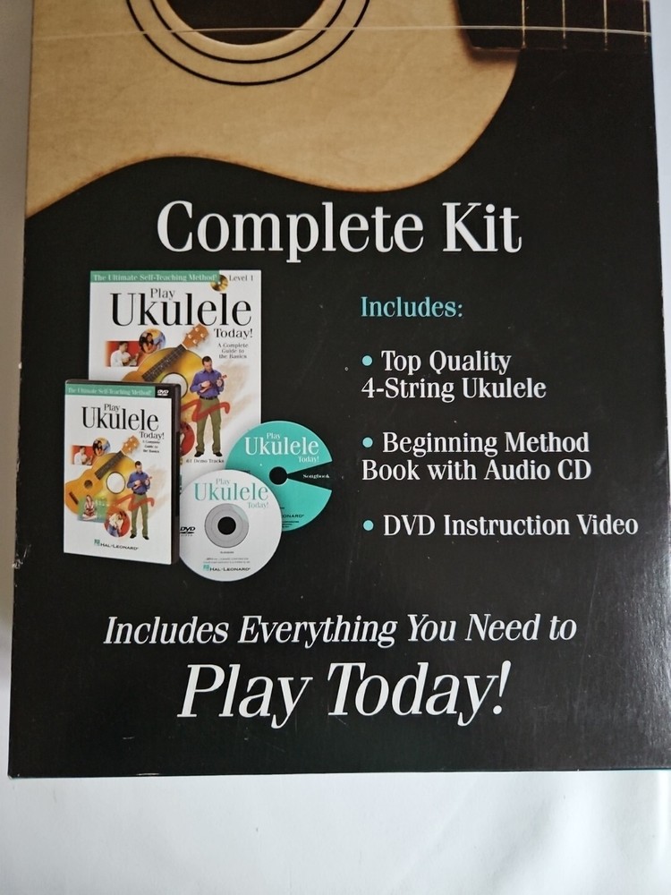Play Today Ukulele - Complete Beginner Self Teaching Ukulele Kit Hal Leonard