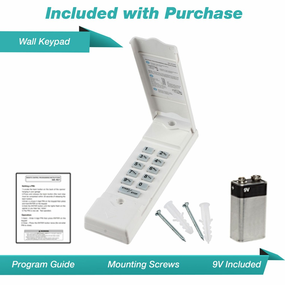 For Linear Model MDTK Keypad Transmitter Megacode Garage Door Wireless Pad