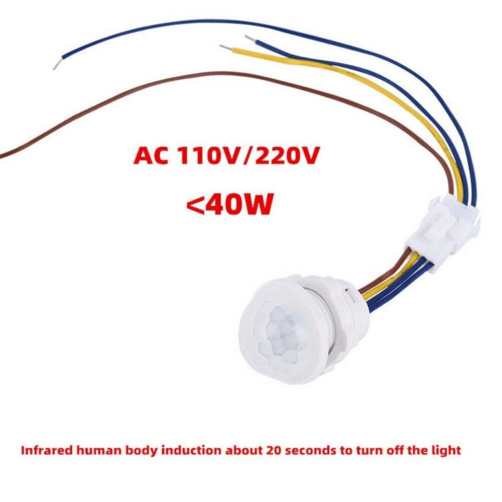 10X PIR Infrared Motion Sensor Detector Smart Switch 110V Light Lamp Switch Auto
