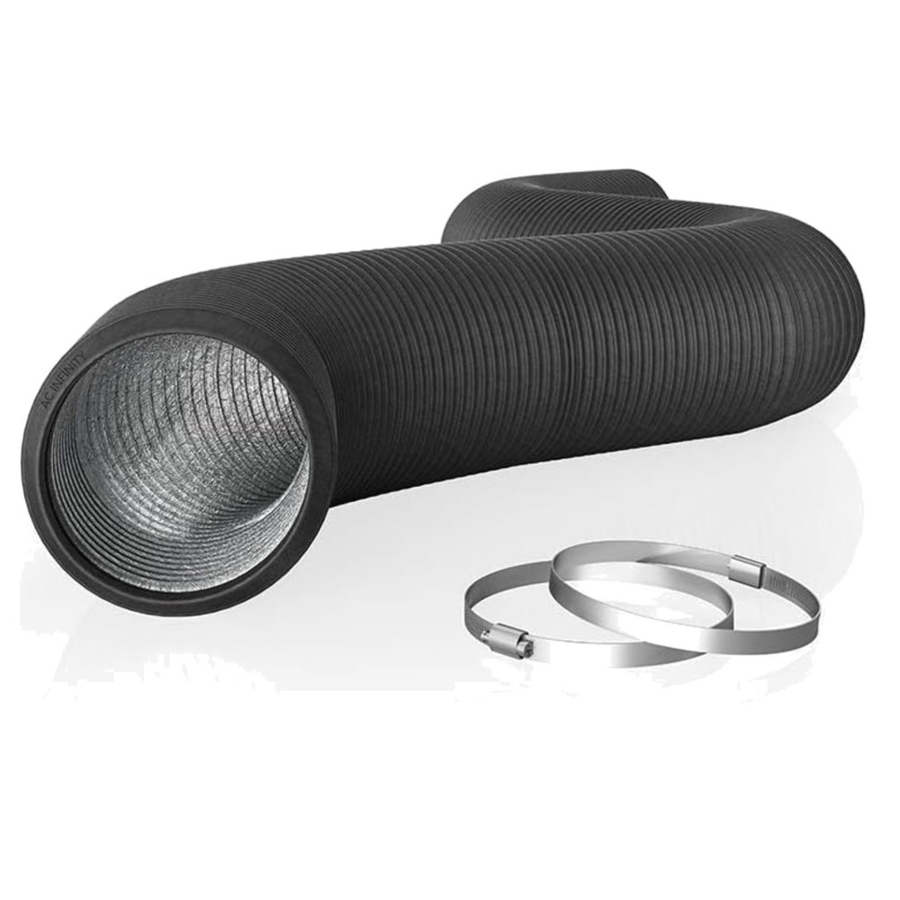 6" Aluminum Ducting, 25ft Long, Heavy-Duty