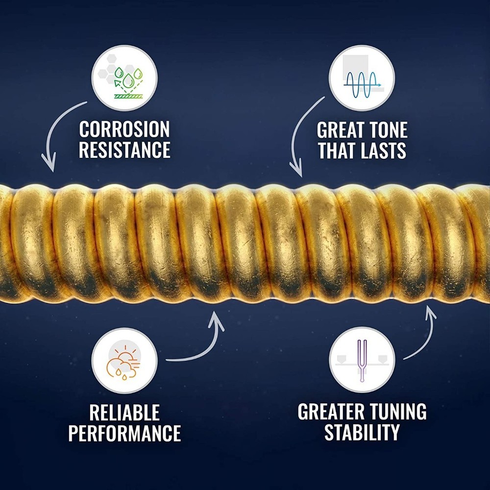 Elixir Phosphor Bronze Acoustic Guitar Strings NANOWEB Light/Medium .012-.056