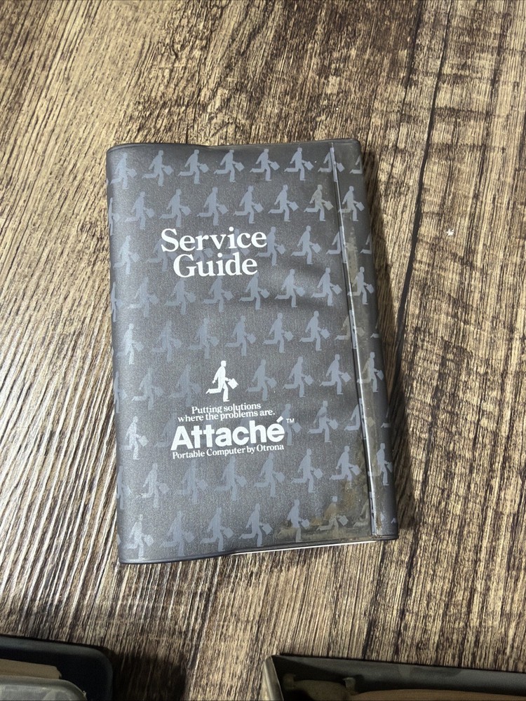 VINTAGE OTRONA ATTACHE PORTABLE COMPUTER User’s Guide And Service Guide