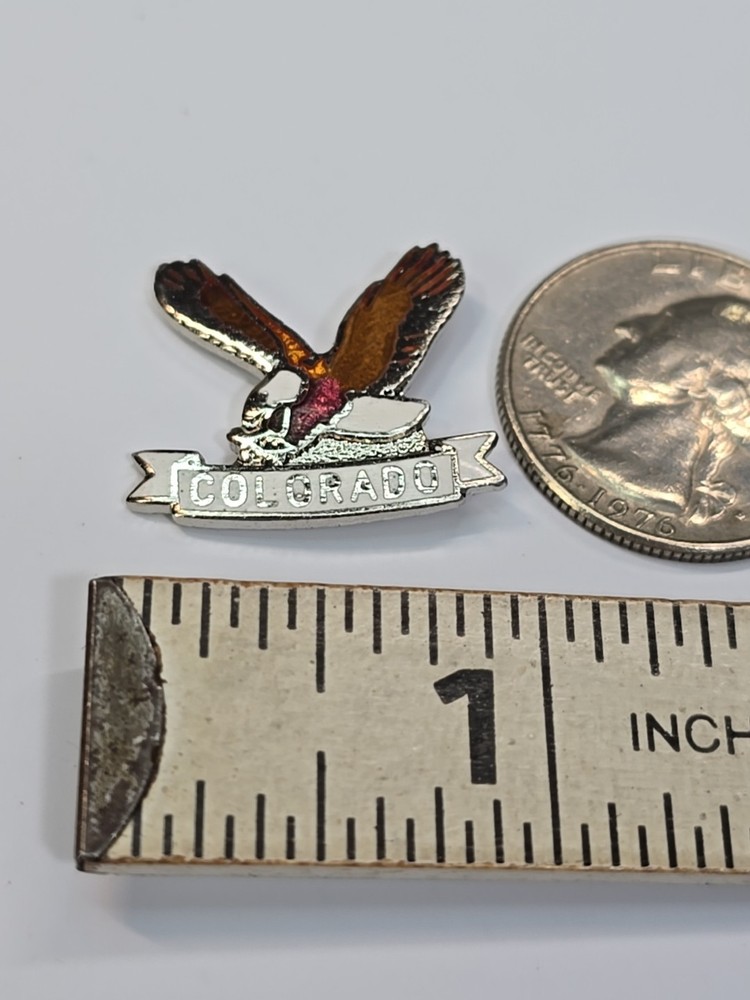 Colorado Bald Eagle Tie Tack Lapel Pin