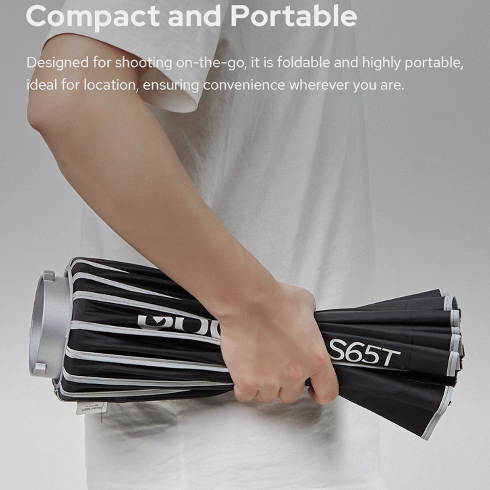 Godox S85T 85cm Umbrella Softbox Quick Release Soft Box Light Diffuser + Grid